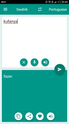 Portuguese-Swahili Translator android App screenshot 0